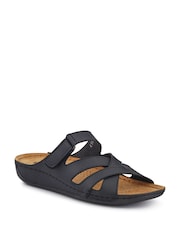 Pavers Black Lightweight Touch Fasten Mules - Image 3 of 6