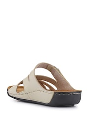 Pavers Beige Lightweight Touch Fasten Mules - Image 4 of 6