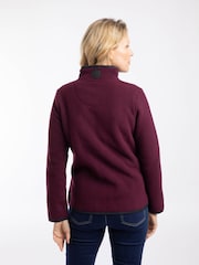 Weird Fish Purple Tiana Full Zip Polar Fleece - Image 2 of 7