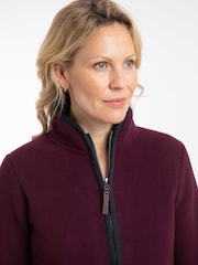 Weird Fish Purple Tiana Full Zip Polar Fleece - Image 4 of 7