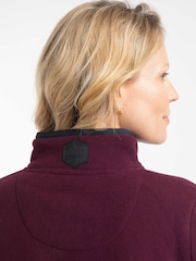 Weird Fish Purple Tiana Full Zip Polar Fleece - Image 5 of 7