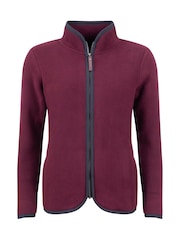 Weird Fish Purple Tiana Full Zip Polar Fleece - Image 6 of 7