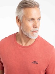 Weird Fish Light Red Fished Branded 100% Cotton T-Shirt - Image 4 of 6