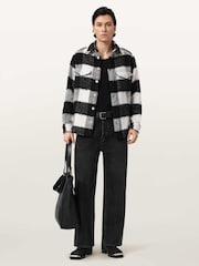 AllSaints Black River Long Sleeve Shirt - Image 5 of 7