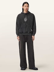 AllSaints Black Sabbath Over The Head Hoodie - Image 3 of 6