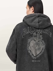 AllSaints Black Sabbath Over The Head Hoodie - Image 4 of 6