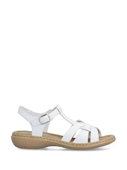 Rieker White Sandals - Image 1 of 9