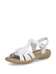 Rieker White Sandals - Image 3 of 9