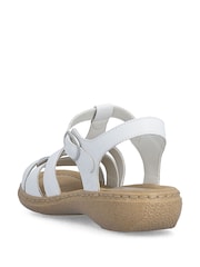 Rieker White Sandals - Image 6 of 9