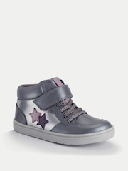 Start Rite Grey Orbit Leather High Top Ankle Boots - Image 2 of 6