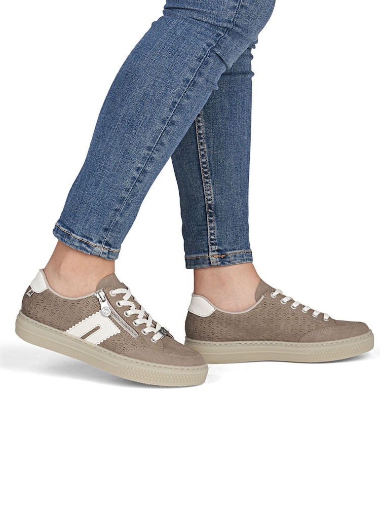 Rieker Cream Trainers - Image 1 of 11