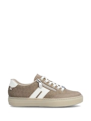 Rieker Cream Trainers - Image 3 of 11