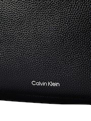Calvin Klein Black Shoulder Bag Coated Fabric - Image 4 of 4