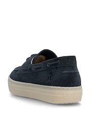 Rieker Lace-up Blue Shoes - Imaginea 7 din 10