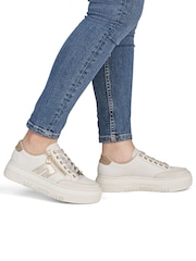 Rieker White Trainers - Image 1 of 7