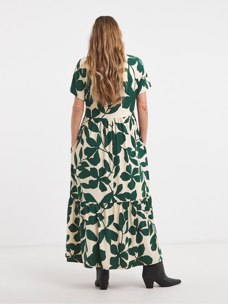 JD Williams Soft Touch Notch Neck Maxi Dress - Bild 2 von 4