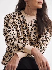 JD Williams Animal Printed Drop Shoulder Sweatshirt - Image 4 of 4