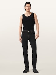 AllSaints Brown Sid Ultra Jeans - Image 3 of 8
