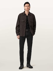 AllSaints Brown Sid Ultra Jeans - Image 6 of 8