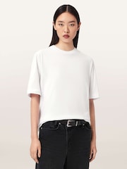 AllSaints White Fuse Etta T-Shirt - Image 1 of 6