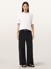 AllSaints White Fuse Etta T-Shirt - Image 3 of 6