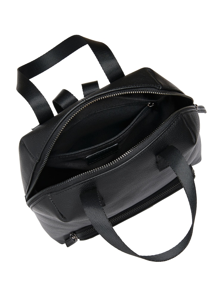 Lotus Black Leather Everyday Bag - Image 4 of 4 Lotus Black Leather Everyday Bag - Image 4 of 4