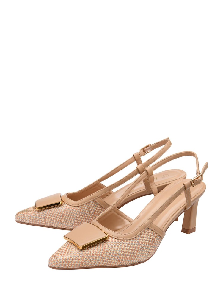Lotus Natural Pointed Toe Court Shoes - Image 2 of 4 Lotus Natural Pointed Toe Court Shoes - Image 2 of 4