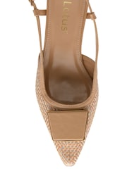 Lotus Natural Pointed Toe Court Shoes - Image 4 of 4