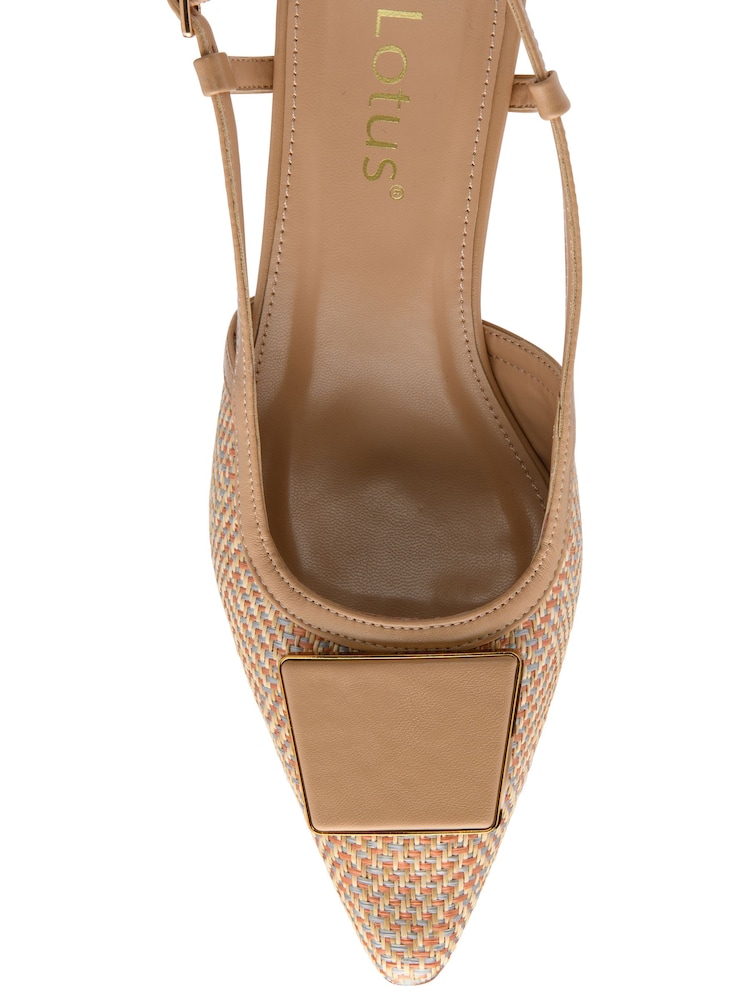 Lotus Natural Pointed Toe Court Shoes - Image 4 of 4 Lotus Natural Pointed Toe Court Shoes - Image 4 of 4