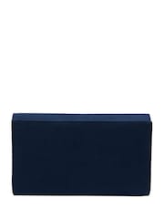 Lotus Blue Clutch Bag with Chain - Image 2 of 4