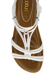 Sandalias planas destalonadas de Lotus - Imagen 4 de 4