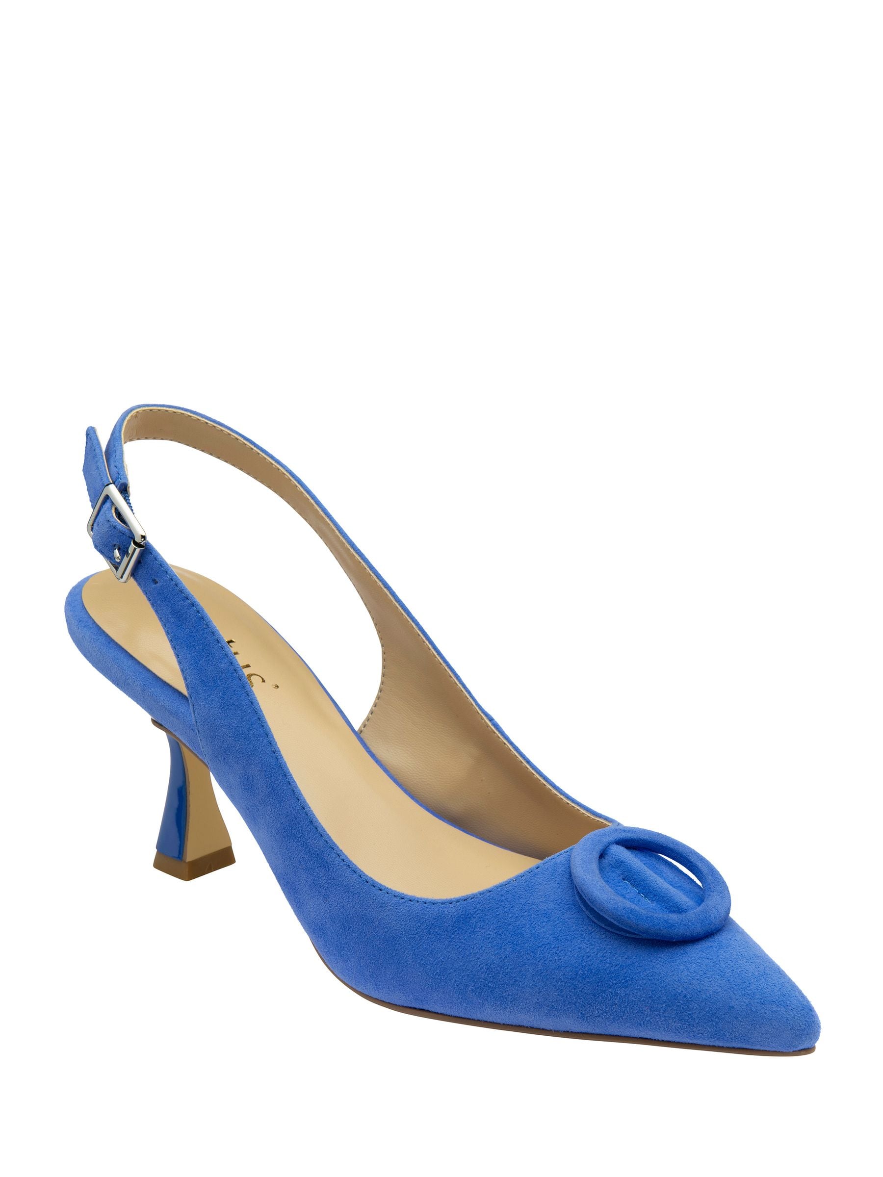 Lotus Women's Delfina Slingback Court Shoe - Suede - Cornflower Blue - Size 3 - Image 4