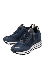 Lotus Blue Zip-Up Trainers - Image 2 of 4