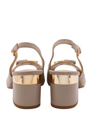Lotus Natural Slingback Court Shoes - Image 3 of 4