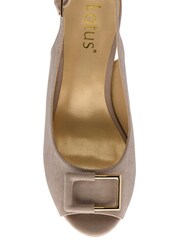 Lotus Natural Slingback Court Shoes - Image 4 of 4