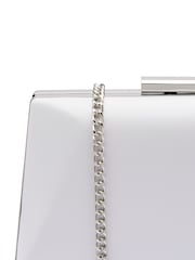 Lotus Off White Clutch Bag with Chain - Image 3 of 4