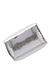 Lotus Off White Clutch Bag with Chain - Image 4 of 4