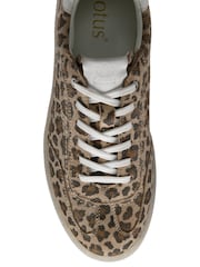Lotus Leopard Leather Lace-Up Trainers - Image 4 of 4