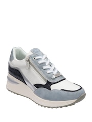 Lotus Blue Zip-Up Trainers - Image 1 of 4