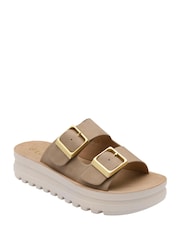 Lotus Natural Flatform Mule Sandals - Image 1 of 4