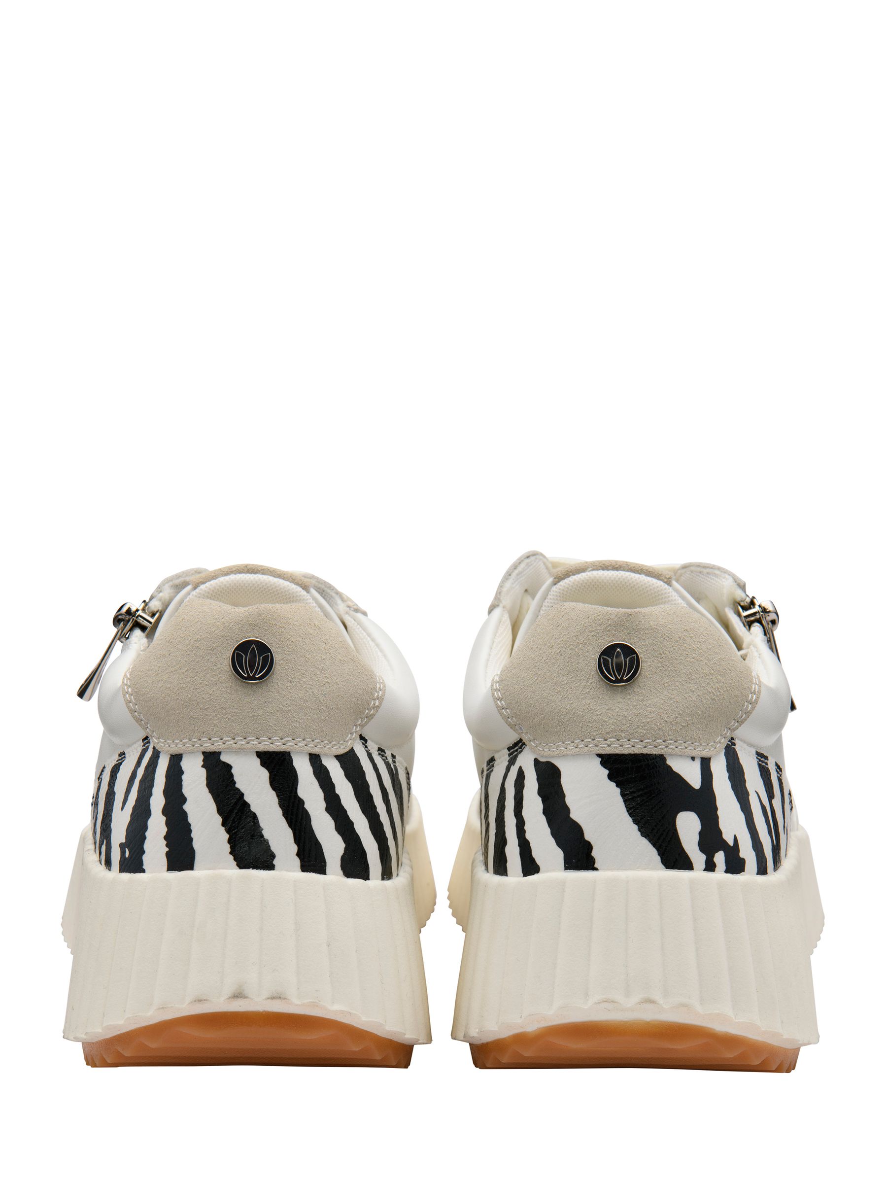 【U:nity size】FIFTEEN LOVE 〜NKzip white〜 Buy Lotus White Zip-Up Trainers from Next USA