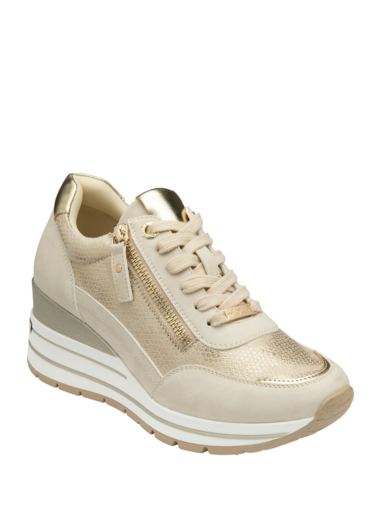 Lotus Natural Zip-Up Trainers - Image 1 of 4