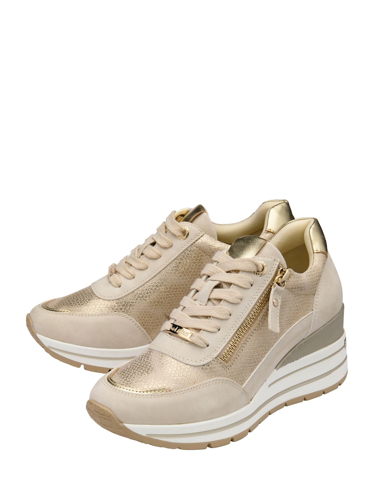 Lotus Natural Zip-Up Trainers - Image 2 of 4