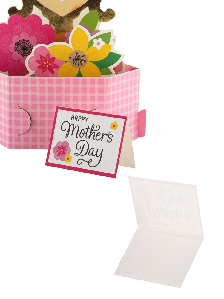 Hallmark Pink Mother's Day Card For Mum 3D Pop-Up Trophy - Image 4 of 4 Hallmark Pink Mother's Day Card For Mum 3D Pop-Up Trophy - Image 4 of 4