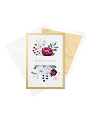 Hallmark Green Mother's Day Card 3D Pop-Up Flower Bouquet Design - Image 4 of 4