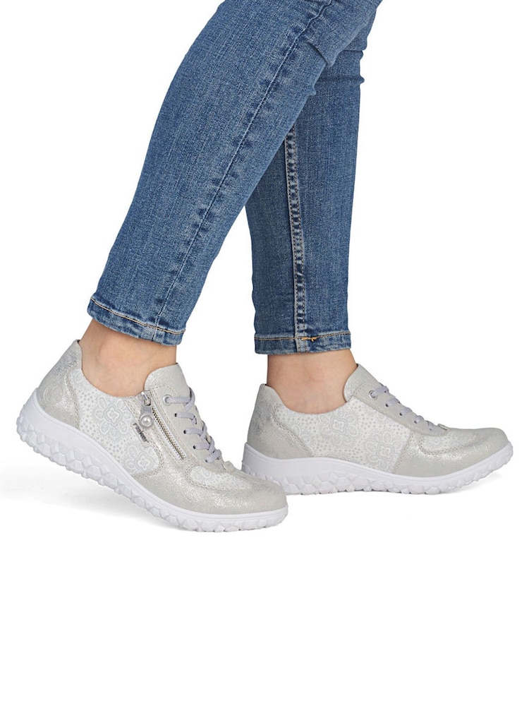 Rieker Silver Shoes Zipper - Image 1 of 7