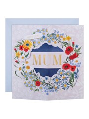 Hallmark White Mother's Day Card for Mum Pop-Up 3D Floral Design - Image 2 of 4