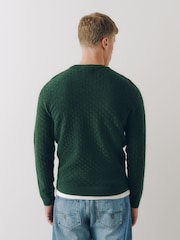 Green Reindeer Crew Neck Christmas Jumper - Image 3 of 9