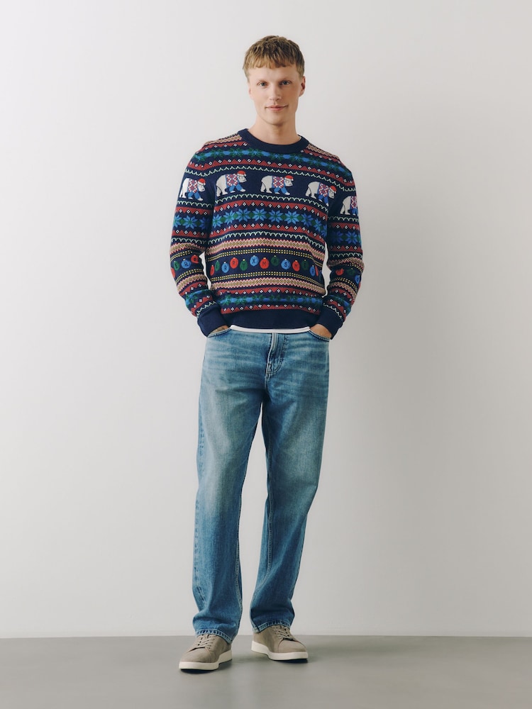 Mornarica Plavo - Polar Bear Christmas Jumper - Slika 2 od 5