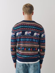 Mornarica Plavo - Polar Bear Christmas Jumper - Slika 3 od 5